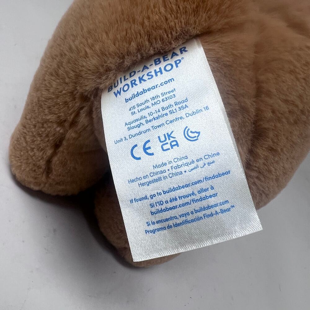 Build‎ a Bear Capybara Plush 14" Stuffed Animal Brown Tan 2024 Online Exclusive - Picture 5 of 7